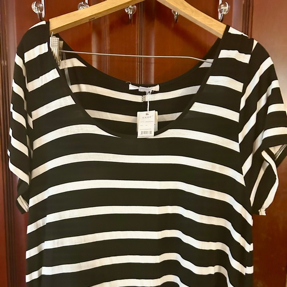 NWT 3x exist Essentials Short-Sleeve Maxi Dress - Picture 4 of 6